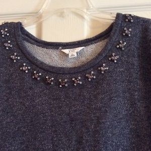 Crown & Ivy Jeweled Top
